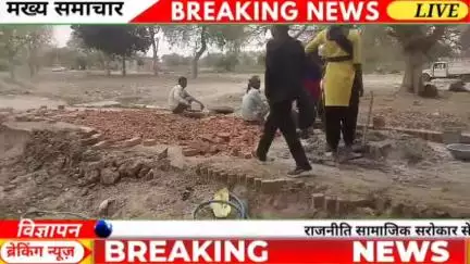 #रूदौली क्षेत्र के ग्रामसभा भवानीपुर में महिला प्रधान ने खड़ंजा निर्माण से बदली गांव की तस्वीर