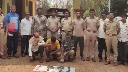चंदगड: पाटणे वनपरिक्षेत्रात शिकारीच्या उद्देशाने फासकी लावणाऱ्या तिघा आरोपींना दोन वेगवेगळ्या कारवाईत वन विभागाकडून अटक