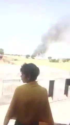 panvadi mein Aag se lakhon ka nuksan fasal jal kar rakh