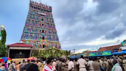 கீழக்கரை: உத்தரகோசமங்கை மங்களநாத சுவாமி கோவில் கும்பாபிஷேகம்
