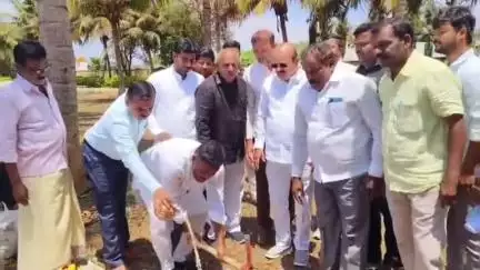 ಶಿರಾ: ನಗರದಲ್ಲಿ ನೀರು ಸಂಸ್ಕರಣಾ ಘಟಕ ನಿರ್ಮಾಣಕ್ಕೆ ಶಾಸಕ ಟಿ.ಬಿ.ಜಯಚಂದ್ರ ಶಂಕುಸ್ಥಾಪನೆ