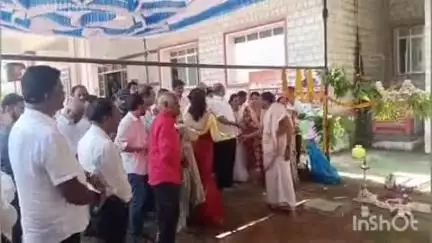 ಕೊಪ್ಪದ ತಾಲ್ಲೂಕು ಕಚೇರಿಯ ಮುಂದುವರೆದ ಕಾಮಗಾರಿಗೆ ಗುದ್ದಲಿ ಪೂಜೆ, ಹಕ್ಕು ಪತ್ರ ವಿತರಣೆ ಶಾಸಕ ಟಿಡಿ ರಾಜೇಗೌಡರು ಉಪಸ್ಥಿತಿ