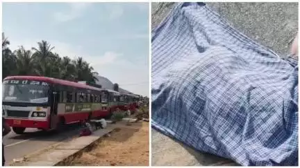 ಮಧುಗಿರಿ: ಚಿನ್ನೇನಹಳ್ಳಿಯಲ್ಲಿ ಕೆಎಸ್ಆರ್ಟಿಸಿ ಬಸ್ ಡಿಕ್ಕಿ: ವೃದ್ದ ಸಾವು, ಕೆಂಪು ಬಸ್ಗಳನ್ನು ತಡೆದು ಪ್ರತಿಭಟನೆಗೆ ಇಳಿದ ಗ್ರಾಮಸ್ಥರು