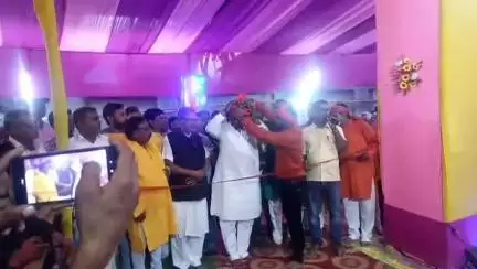 हथिऔंधा के भातुसाह बजरंगबली प्रांगण में