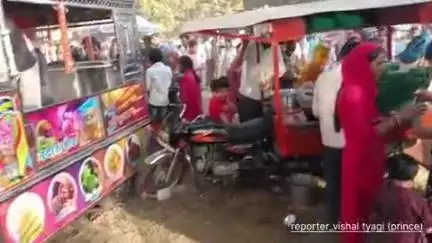स्याना तहसील के ग्राम बीहटा में दुर्गा देवी इंटर कॉलेज के प्रांगण में चैत्र  अष्टमी को हुआ मेले का भव्य आयोजन ।#RVT#