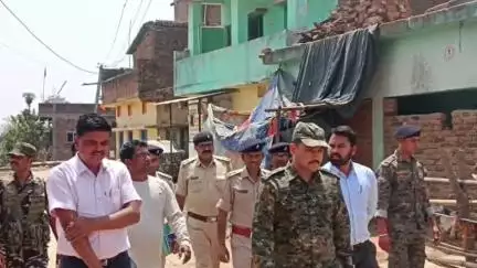पत्थलगड्डा: पत्थलगड़ा में अधिकारियों ने रामनवमी की तैयारियों का जायजा लिया