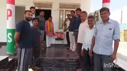 सेपउ: बसईनवाब में #भाजपाइयों ने मनाया पार्टी का 46वां स्थापना दिवस