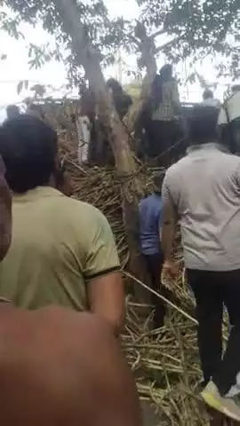 खतौली में ट्रक प्लस पैसे बहुत बड़ा हुआ हादसा कहीं लोग घायल और कहीं एक बच्चा और लेडिस की हुई मृत्यु