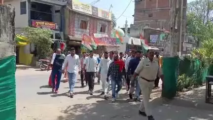 शाहपुर में कांग्रेस ने सीएम का पुतला जलाया:परिवहन घोटाले के मुख्य आरोपी सौरभ शर्मा की जमानत का विरोध किया