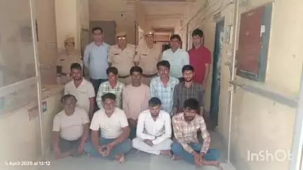#PS खींवसर:- ऑनलाइन ठगी के प्रकरण में 09 आरोपी  गिरफ्तार। आरोपियों से ऑनलाइन ठगी में प्रयुक्त इलेक्ट्राॅनिक सामग्री जब्त की गई।