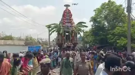 கலவை: வாழைப்பந்தல் பக்தவச்சலேஸ்வரர் திருக்கோவில் தேர் திருவிழா விமர்சியாக நடைப்பெற்றது.