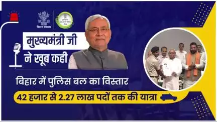 पुलिस बल की संख्या में वृद्धि के साथ सुरक्षा व्यवस्था को मिल रहा मजबूत आधार।
#NitishKumar
#BiharHomeDept