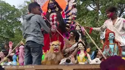 mata jii ka visharjan in pidhauli #