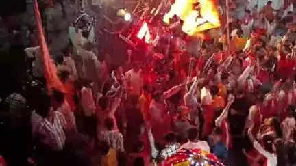 गुढ़ी में रामनवमी पर निकाली श्री राम जी की शोभायात्रा नजरपुर से अंबाडा में समापन