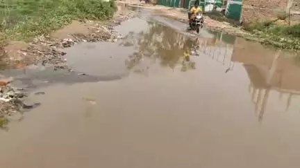 Dohari Road Amba दोहरी रोड अंबा पानी भराव #ambah#ambah#morena03 #चम्बल
