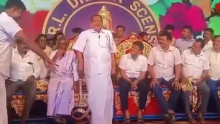 ಅರಸೀಕೆರೆ: ಬೆಲವತ್ತಹಳ್ಳಿ ಗ್ರಾಮದಲ್ಲಿ ಶ್ರೀ ಕೃಷ್ಣ ಸಂಧಾನ ಪೌರಾಣಿಕ ನಾಟಕದಲ್ಲಿ ಭೀಮನ ಗದೆ ಹಿಡಿದು ಘರ್ಜಿಸಿದ ಶಾಸಕ ಶಿವಲಿಂಗೇಗೌಡ