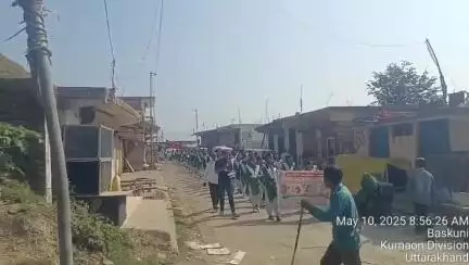 गुमदेश:जिला विधिक सेवा प्राधिकरण के तत्वाधान में चमदेवल में निकली बाल विवाह मुक्त भारत रैली।
