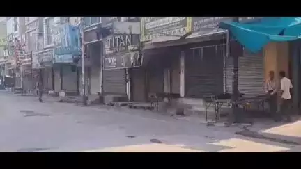 श्रीगंगानगर जिले में हुआ कंप्लीट लॉकडाउन, बाजार हुए बंद #o