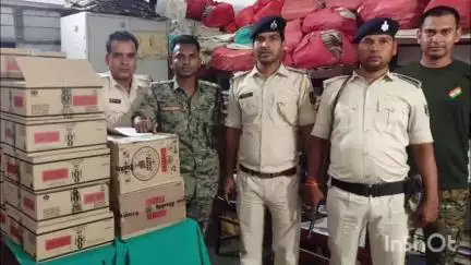 केसठ: कोरानसराय थाना क्षेत्र पुलिस ने ट्रक केसठ के पास से भारी मात्रा में शराब बरामद की, एसडीपीओ ने दी जानकारी