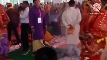 बकानी: बकानी क्षेत्र के खटकड़ गांव में भील समाज के सामूहिक विवाह सम्मेलन का आयोजन, विभिन्न प्रकार के उपहार दिए गए