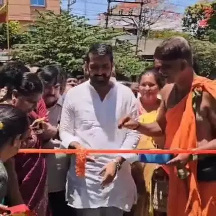 ಕುಶಾಲನಗರದಲ್ಲಿ ನೂತನ ಇಂದಿರಾ ಕ್ಯಾಂಟೀನ್ ಉದ್ಘಾಟಿಸಿದ ಶಾಸಕ ಮಂತರ್ ಗೌಡ
