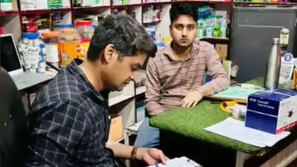कनीना: कनीना में फूड एवं ड्रग टीम ने मेडिकल स्टोर पर छापा मारा, सील किया