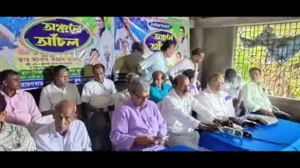 সবং: সবংয়ের নারানবাড় গ্রাম পঞ্চায়েত এলাকায় অঞ্চলে আঁচল কর্মসূচীতে উপস্থিত রাজ্যের মন্ত্রী মানস রঞ্জন ভূঁইয়া