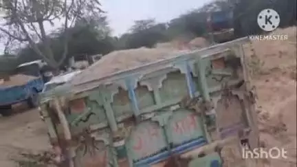 डेगाना: पादूकलां पुलिस ने अवैध खनन पर की बड़ी कार्रवाई, अवैध बजरी से भरे ट्रैक्टर को किया ज़ब्त