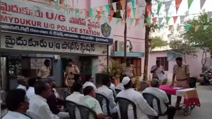 మైదుకూరు: మైదుకూరులో ప్రార్థన మందిరాలలో సీసీ కెమెరాలు ఏర్పాటు చేసుకోవాలి: అర్బన్ సీఐ రమణారెడ్డి