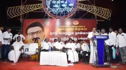 மாதவரம்: சென்னை வடக்கு மாவட்டம் சார்பில் புழல் பகுதியில் திமுக அரசின் நான்காண்டு சாதனை விளக்க பொது கூட்டம் நடைபெற்றது.