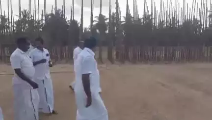 கந்தர்வகோட்டை: உதயநிதி ஸ்டாலின் துவக்கி வைக்க இருக்கும் கபடி போட்டிக்கான பணிகளை மங்களா கோவிலில் ஆய்வு செய்தார் அமைச்சர் மெய்யநாதன்