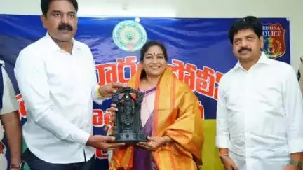 గండికోటలో పోలీస్ స్టేషన్ ని ప్రారంభించిన హోం మంత్రి వంగలపూడి అనిత