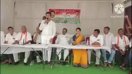 కురవి: కురవిలో కాంగ్రెస్ సంస్థాగత సన్నాహక సమావేశంలో పాల్గొన్న ప్రభుత్వ విప్ రామచంద్రనాయక్