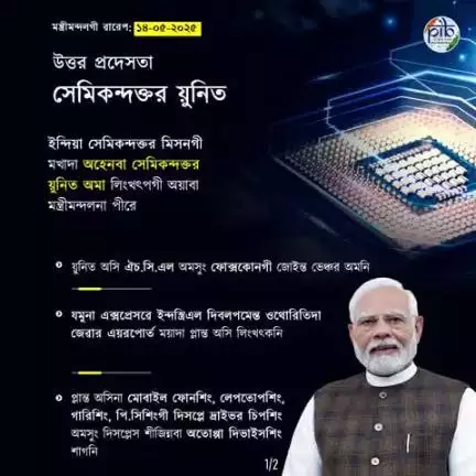উত্তর প্রদেসতা সেমিকন্দক্তর য়ুনিত লিংখৎপগী অয়াবা মন্ত্রীমন্দলনা পীখ্রে

সেমিকন্দক্তর মিসন: মাঙলোমদা চঙশিল্লি

#CabinetDecisions