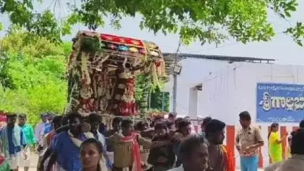 గోనుపల్లికి చేరుకున్న పెంచలకొన లక్ష్మీనరసింహ స్వామి అమ్మవార్లు
