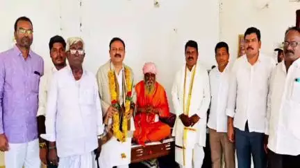 పిట్లం: భవాని మాత ఆలయ వార్షికోత్సవాల్లో జుక్కల్ ఎమ్మెల్యే తోట లక్ష్మి  కాంతారావు