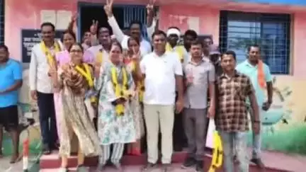 अहेरी: महागाव व किष्ठापूर ग्रामपंचायतीवर काँग्रेस व आविसंचा झेंडा