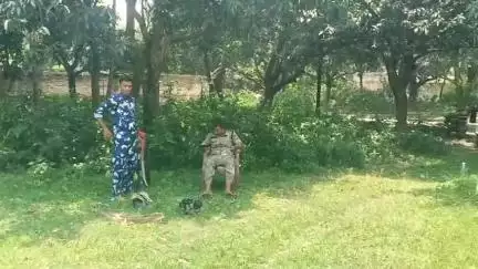 সামশেরগঞ্জ: বোম উদ্ধার নাটকে পরিণত হয়েছে, সামশেরগঞ্জে বোমা উদ্ধার প্রসঙ্গে বললেন BJP জেলা সহ সভাপতি