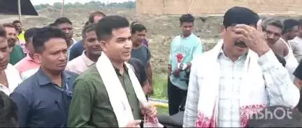 হাজো: হাজোত মন্ত্ৰী ৰূপেশ গোৱালাৰ চাদেন ভিজিট,হাই চিকিউৰিটী জেলৰ নিৰ্মাণৰ কাম নিৰীক্ষণ,উপস্থিত বিধায়ক ভবেশ কলিতা