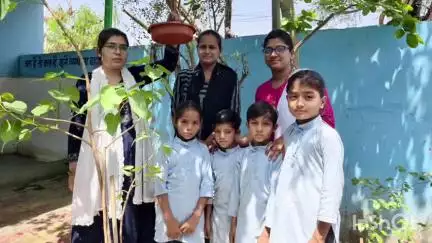 फूलिया कलां: खेड़ा पालोला गांव में राजकीय विद्यालय और देवालय में परिंदों के लिए लगाए परिंडे, सुरक्षा और देखभाल का लिया संकल्प