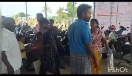 குன்னம்: குன்னம் தாலுகா அலுவலகம் முன்பு நத்தம் வீட்டு மனை கேட்டு தீக்குளிப்போம் என மிரட்டியதால் பரபரப்பு