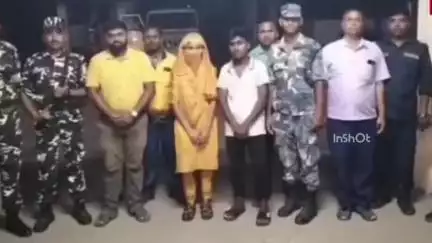 घोड़ासहन: भारत-नेपाल सीमा के बंकूल बॉर्डर से एसएसबी ने नेपाली लड़का-लड़की को पकड़ा