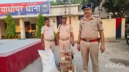 बरौली: नेऊरी गांव के पास पुलिस ने 65 लीटर शराब जब्त की, शराब तस्कर फरार, प्राथमिकी दर्ज