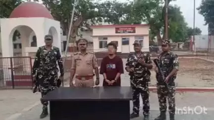 मिहींपुरवा: मोतीपुर पुलिस और एसएसबी ने 12 ग्राम नाजायज स्मैक के साथ एक अभियुक्त को किया गिरफ्तार
