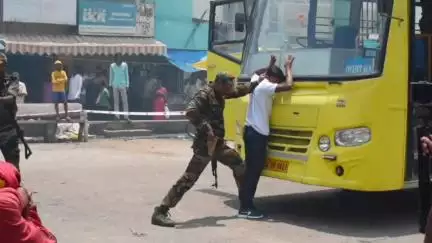 ಕೆ.ಜಿ.ಎಫ್: ನಗರದಲ್ಲಿ ಆಪರೇಷನ್ ಅಭ್ಯಾಸ್ ಮಾಕ್ ಡ್ರಿಲ್ ಅಣಕು ಪ್ರದರ್ಶನ