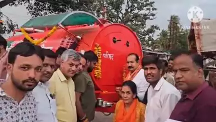 जीरन: जीरन नगर परिषद में शीतल जल फिल्टर मोबाइल प्यूरीफायर और कूलिंग वॉटर टैंकर का शुभारंभ
