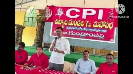 చిట్యాల: చిట్యాల మండలంలో దేశ అంతరంగిక విషయంలో అమెరికా అధ్యక్షుడు ట్రంప్ జోక్యం సరి అయినది కాదు: ఎమ్మెల్సీ నెల్లికంటి సత్యం