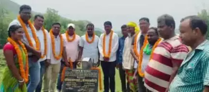बोराम: मादालकोचा में 50 लाख रुपये की लागत से पुलिया का निर्माण शुरू, शिलान्यास हुआ