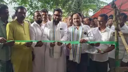 চাপড়া: রানাবন্ধ ডালভাঙ্গাতে সাধুসেবা মেলার শুভ উদ্বোধনে চাপড়ার জননেতা জেবের শেখ