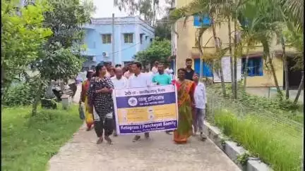 কেতুগ্রাম ১: জাতীয় ডেঙ্গি দিবস উপলক্ষ্যে সচেতনতামূলক পদযাত্রা অনুষ্ঠিত হল কেতুগ্রামে, উপস্থিত বিধায়ক